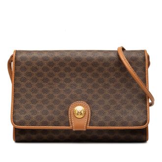 Celine Pre-owned Celine Macadam Coated Canvas Crossbody Ladies B47R3B8185YKD8U7