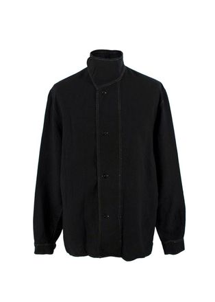 J.W.Anderson Black Contrast Stitch Shirt Size M