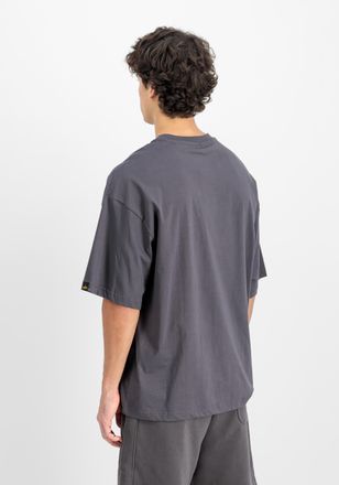 Alpha Industries T-Shirt ALPHA INDUSTRIES Studio Edition T-Shirt, Herren, Gr. XXL, grau (vintage grau), Obermaterial: 100% Baumwolle, Shirts T-Shirt