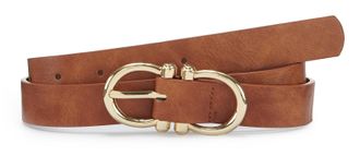 Lascana H&uuml;ftg&uuml;rtel LASCANA Hoseng&uuml;rtel, Anzugg&uuml;rtel, G&uuml;rtel, Jeansg&uuml;rtel, Damen, Gr. 100, braun (camelfarben), Lederimitat, G&uuml;rtel H&uuml;ftg&uuml;rtel, mit modischer S