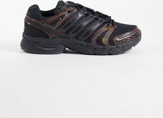 adidas Originals Adistar Control 5 - Sneakers nere con stampa tartarugata-Nero