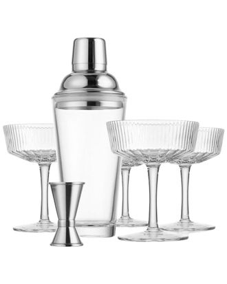 Godinger 6pc Whiskey & Rye Espresso Martini Set