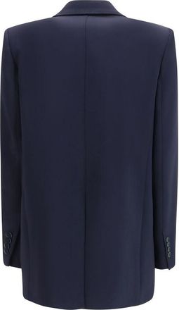 Max Mara Womens Blue Triacetate Blazer Clothing