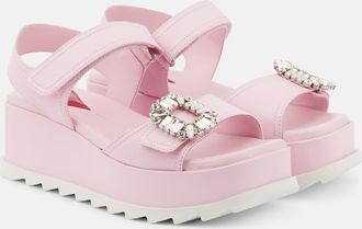 Roger Vivier Sandali in pelle con platform