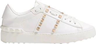 Valentino Rockstud Untitled Sneaker - Dames - Sneakers - Wit - 37 1/2 EU - Leer - Schoenen