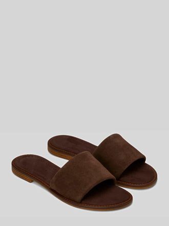 Marc O'Polo Sandalen aus echtem Leder in Dunkelbraun, Gr&ouml;&szlig;e 36