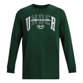 Under Armour Crest Heavyweight Long Sleeve T-shirt Green 1379576-322