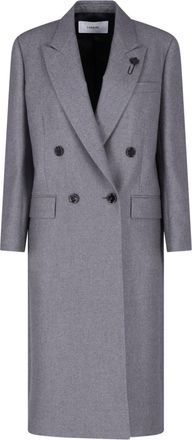 Lardini Cappotto Doppiopetto In Cashmere