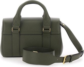 Mulberry Womens Handbag Bayswater Mini Green Pebbled Leather Calf Handbags Hand Bags