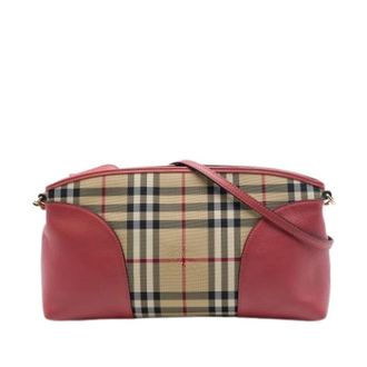 Burberry Pre-owned Chichester Schoudertas - Dames - Pre-owned - Beige - Maat: ONE Size