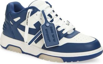 Off-white Out Of Office Sneaker in White Royal Blue at Nordstrom Rack, Size 6Us / 39Eu