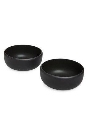 Aaron Probyn Set of 2 Colombo Cereal Bowls in Black at Nordstrom