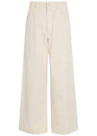 Brunello Cucinelli Wide-leg Jeans - Off White - 42 (UK10 / S)