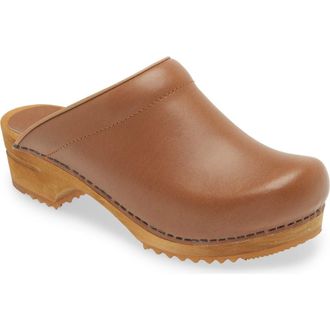 Sanita Lotte Clog in Cognac at Nordstrom, Size 6Us