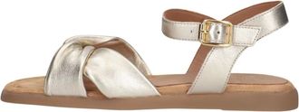 Unisa Schoenen, Dames, Grijs, 39 EU, Leer, Cambel Flat Sandal