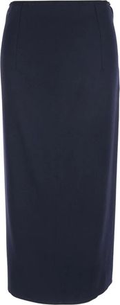 Mauro Grifoni Rok met ritssluiting - Blauw