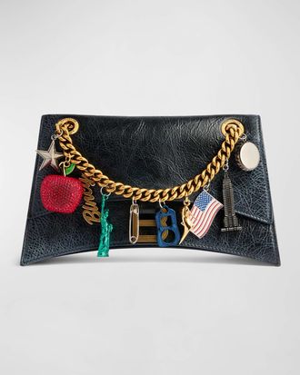 Balenciaga Crush Small Souvenirs Chain Shoulder Bag