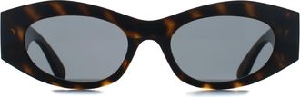 Versace Cat Eye Womens Havana Dark Grey VE4480U - Brown - One Size