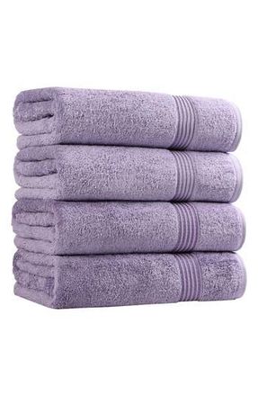 Superior 4-Pack Bath Towel Set in Royal Purple at Nordstrom Rack