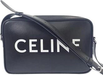 Celine Pre-owned Vintage Crossbody Bag - Dames - Vintage Schoudertas - Zwart - ONE Size - Leer - Vintage