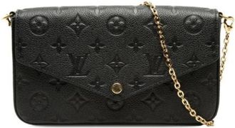 Louis Vuitton Pre-owned Pochette Schoudertas - Dames - Vintage Clutch - Zwart - ONE Size - Vintage