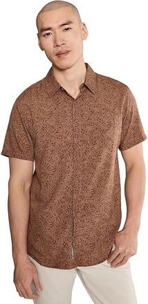 Royal Robbins Amp Lite II Short Sleeve Mens Jacket Mahogany Frond Print : 2XL, Polyester