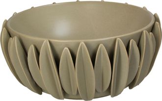 Schubiger M&ouml;bel Schale Keramik, Beige H: 14 cm