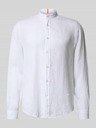 Boss Orange by Hugo Boss BOSS Orange Regular Fit Freizeithemd aus reinem Leinen Modell RACE_1_M in Weiss, Gr&ouml;&szlig;e XXXL