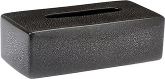 Aquanova Handgefertigte Design Kosmetiktuchbox Ugo aus Keramik, Black Olive