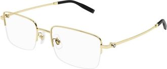 Montblanc Authentieke Bril met Topkwaliteit - unisex - Brillen - Geel - 54 MM - Accessoires