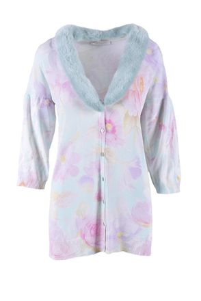 Blumarine Silk and Elastane Cardigan - Multicolor