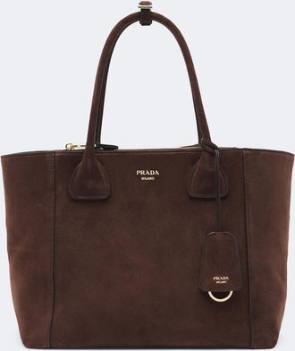 Prada Prada Nova Large suede tote bag