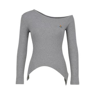 Vivienne Westwood Tops, Dames, Grijs, S, Ls Orgy T-Shirt