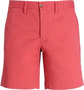 Polo Ralph Lauren cotton blend straight fit chino shorts - men - Fabric/Cotton - 44 - Red