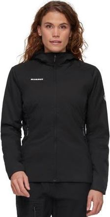 Mammut Rime Light In Flex Hooded Jacket - Womens in Black at Nordstrom, Size X-Small