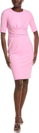 Anne Klein Wrapped Overlay Bodice Sheath Dress