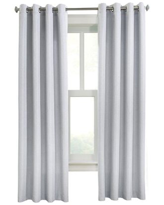 Habitat Margaret Richly Textured Woven Grommet Curtain Panel