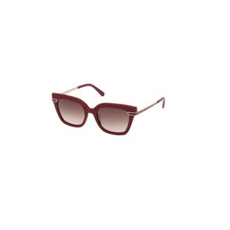 Guess Sunglasses, female, Red, Size: ONE SIZE Metal Frame Sunglasses