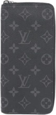 Louis Vuitton Pre-owned Lange portemonnee (bi-fold) - Heren - Vintage Accessoires - Zwart - ONE Size - Vintage