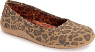 Muk Luks Solana Skimmer Flat in Leopard at Nordstrom Rack, Size 11