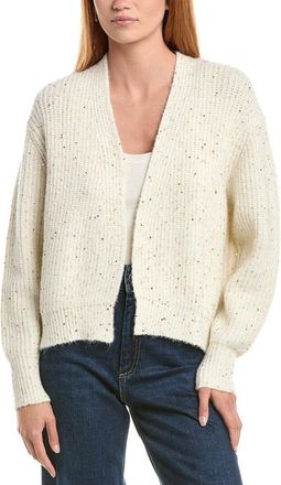 Fort&eacute; Cashmere Sequin Mohair-Blend Cardigan