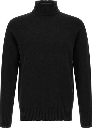 Maryya High Neck Sweater With Slits