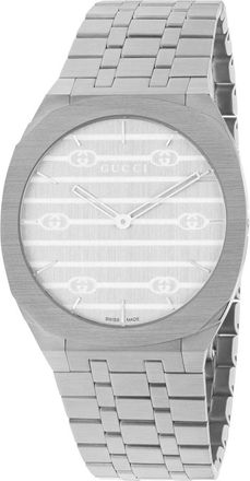 Gucci Gelaagde Horloge - Dames - Horloges - Grijs - ONE Size - Accessoires