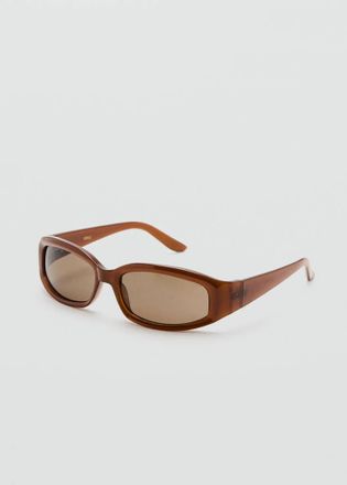 Mango Occhiali da sole montatura acetato marrone - Donna - Taglia unica - MANGO