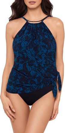 Magic Suit By Miraclesuit Swoon Parker Underwire One-Piece Swimsuit in Navy at Nordstrom, Size 12