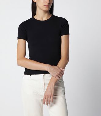 Flore Flore T-shirt Car Tee in cotone biologico nera