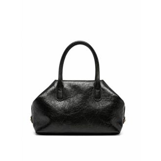 Themoir&egrave; Talia Trunk Small - Dames - Tassen - Zwart - Maat: ONE Size Leer