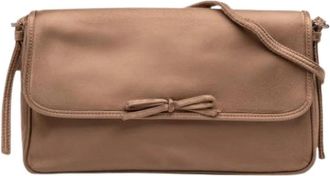 Balenciaga Pre-owned Satin Shoulder Bag - Dames - Vintage Schoudertas - Bruin - ONE Size - Satijn - Vintage
