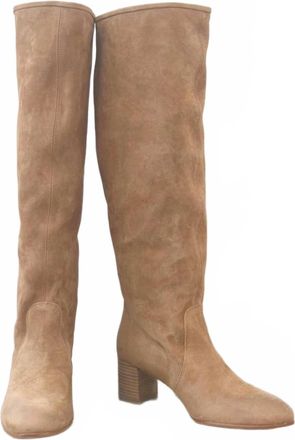 Pedro Garcia Womens Xantia Boots In Biscuit Bessie Suede
