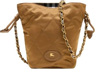 Burberry Shoulder Bags, female, Brown, Size: ONE SIZE Horseshoe Mini Purse